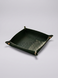Hidevain Leather Valet Tray [Green]